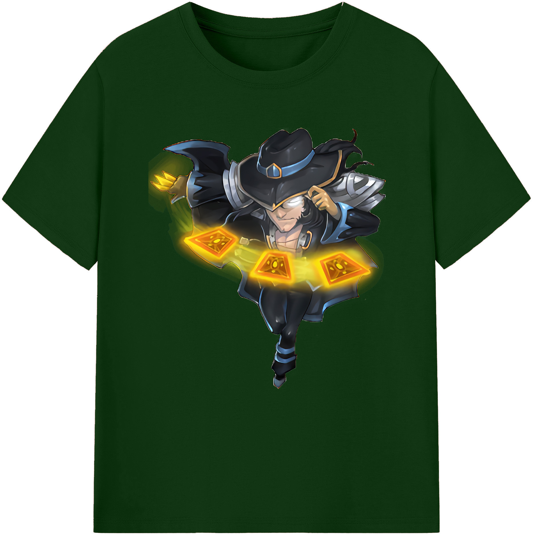 リーグ・オブ・レジェンド League of Legends LOL 綿100％半袖Tシャツ（フロントプリント）